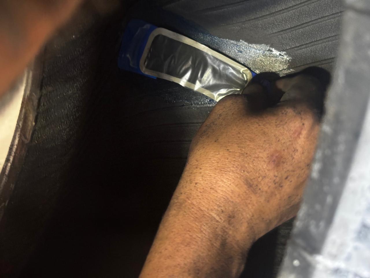 Instalacion real del RFID en llanta